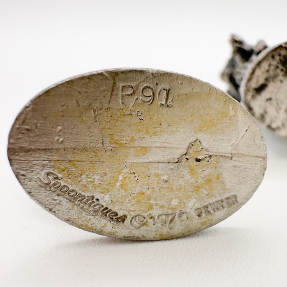 Lot of Two Pewter Koala Figurines Michael Ricker and Spoontiques Vintage 70s 80s - Picture 10 of 13